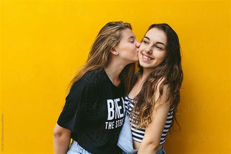October 4, 2015. . Teen girls making out